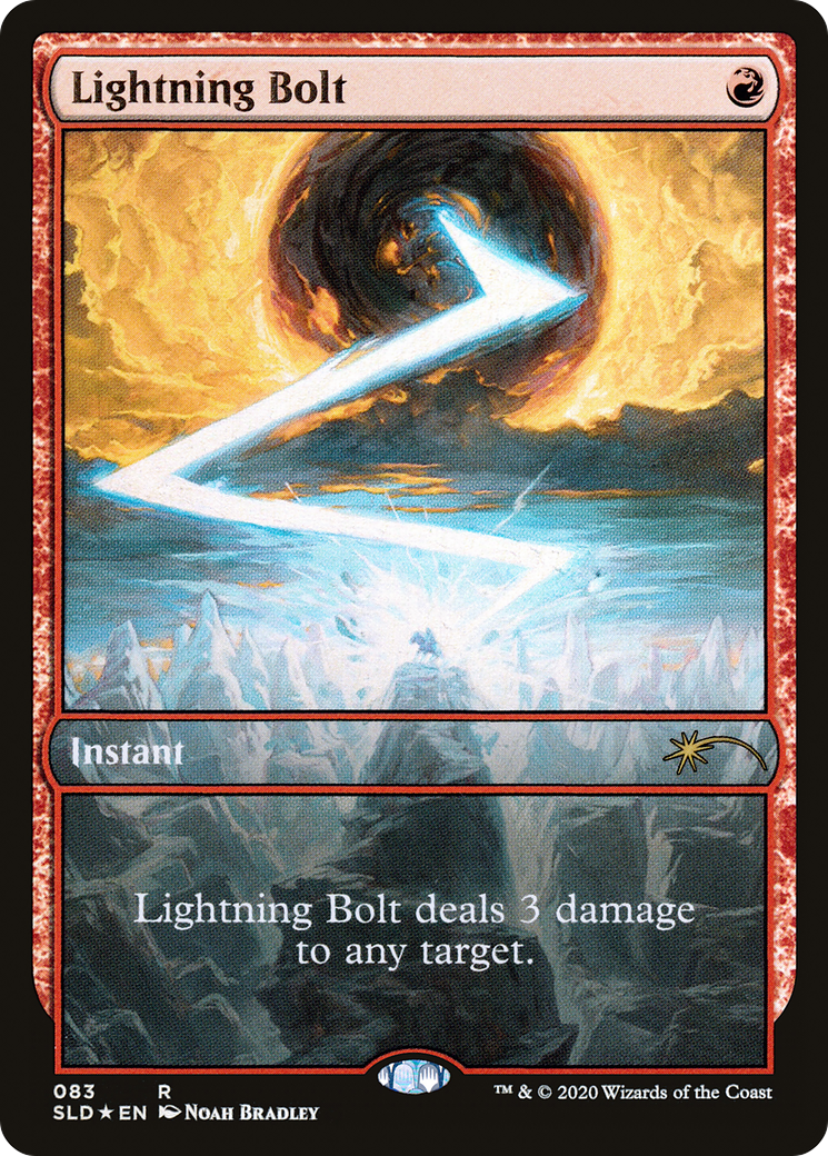 Lightning Bolt (SLD-083) [Secret Lair] Drop Foil MTG Single Wizards of the Coast