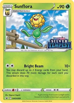Sunflora - SWSH269 (Prerelease) [STAFF] () Holofoil [SWSH Sword & Shield Promo Cards] Pokemon Single Pokémon