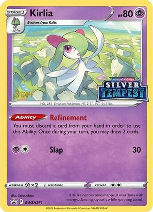 Kirlia - SWSH271 (Prerelease) [STAFF] () Holofoil [Promos: SWSH Promo Cards] Pokemon Single Pokémon