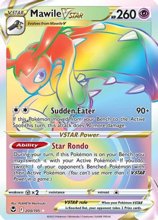 Mawile VSTAR (Secret) (200/195) Holofoil [SWSH: Silver Tempest] Pokemon Single Pokémon