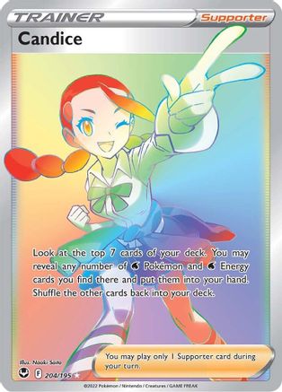 Candice (Secret) (204/195) Holofoil [SWSH: Silver Tempest] Pokemon Single Pokémon