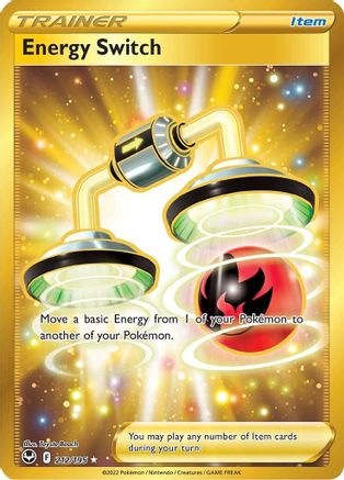 Energy Switch (Secret) (212/195) Holofoil [SWSH: Silver Tempest] Pokemon Single Pokémon