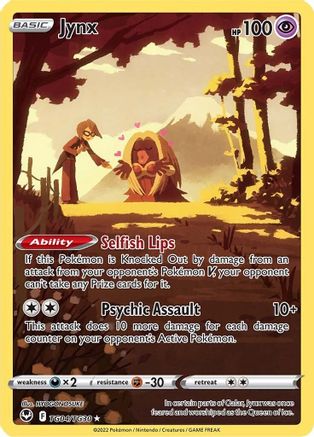 Jynx (TG04/30) Holofoil [SWSH: Silver Tempest Trainer Gallery] Pokemon Single Pokémon