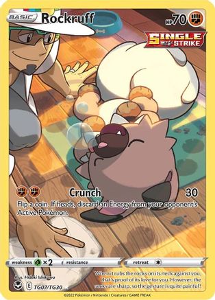 Rockruff (TG07/30) Holofoil [SWSH: Silver Tempest Trainer Gallery] Pokemon Single Pokémon