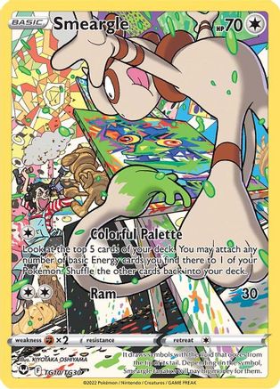 Smeargle (TG10/30) Holofoil [SWSH: Silver Tempest Trainer Gallery] Pokemon Single Pokémon