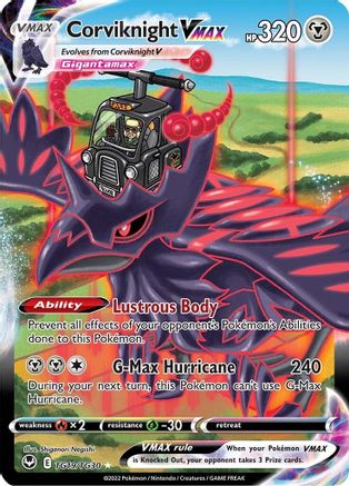 Corviknight VMAX (TG19/30) Holofoil [SWSH: Silver Tempest Trainer Gallery] Pokemon Single Pokémon