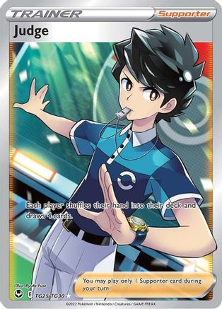 Judge (TG25/30) Holofoil [SWSH: Silver Tempest Trainer Gallery] Pokemon Single Pokémon