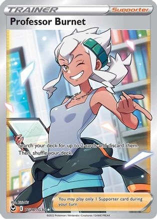 Professor Burnet (TG26/30) Holofoil [SWSH: Silver Tempest Trainer Gallery] Pokemon Single Pokémon