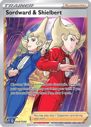 Sordward & Shielbert (TG28/30) Holofoil [SWSH: Silver Tempest Trainer Gallery] Pokemon Single Pokémon