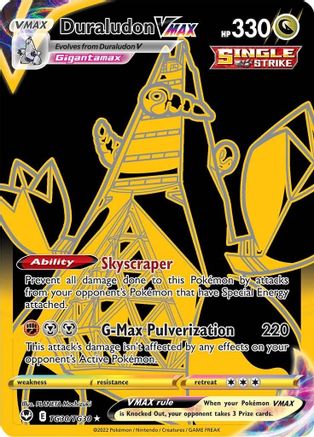Duraludon VMAX (Secret) (TG30/30) Holofoil [SWSH: Silver Tempest Trainer Gallery] Pokemon Single Pokémon