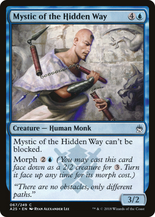 Mystic of the Hidden Way (A25-067) [Masters 25] Foil MTG Single Wizards of the Coast