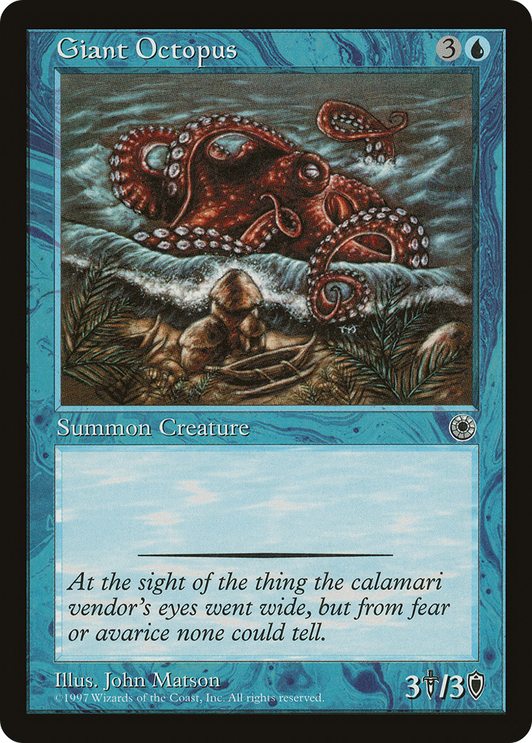 Giant Octopus (POR-056) [Misc] Portal MTG Single Wizards of the Coast