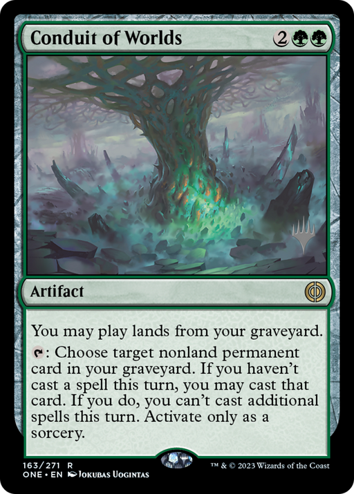 Conduit of Worlds (PPONE-163P) [Phyrexia: All Will Be One Promos] MTG Single Wizards of the Coast