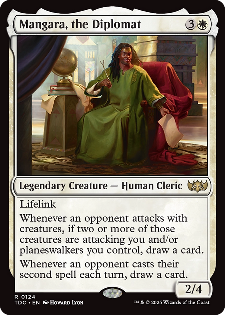 Mangara, the Diplomat (TDC-124) [Commander: Tarkir: Dragonstorm] MTG Single Wizards of the Coast