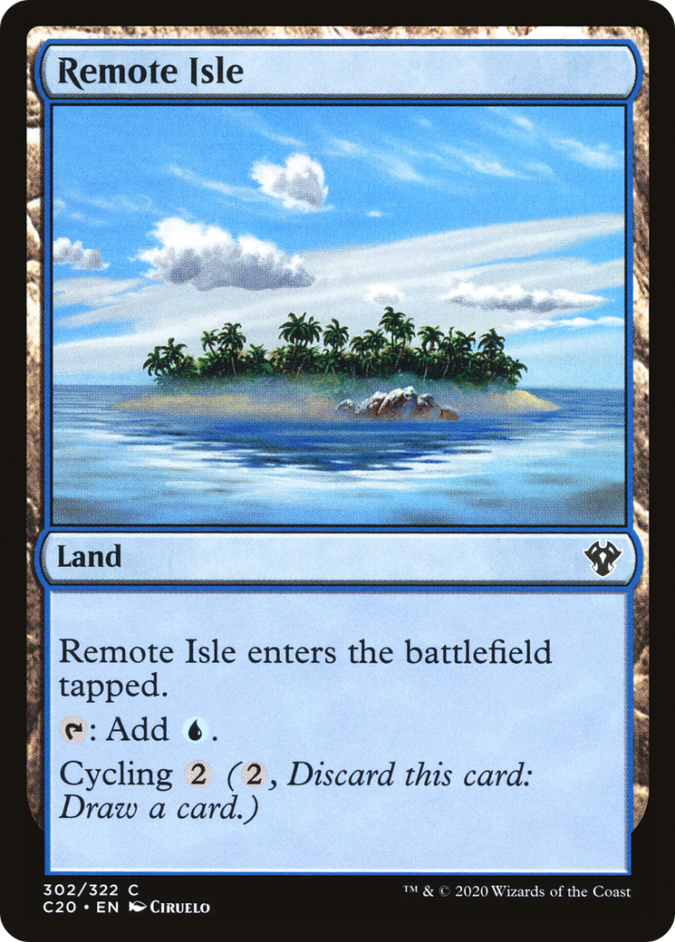 Remote Isle (C20-302) [Commander 2020] MTG Single Wizards of the Coast