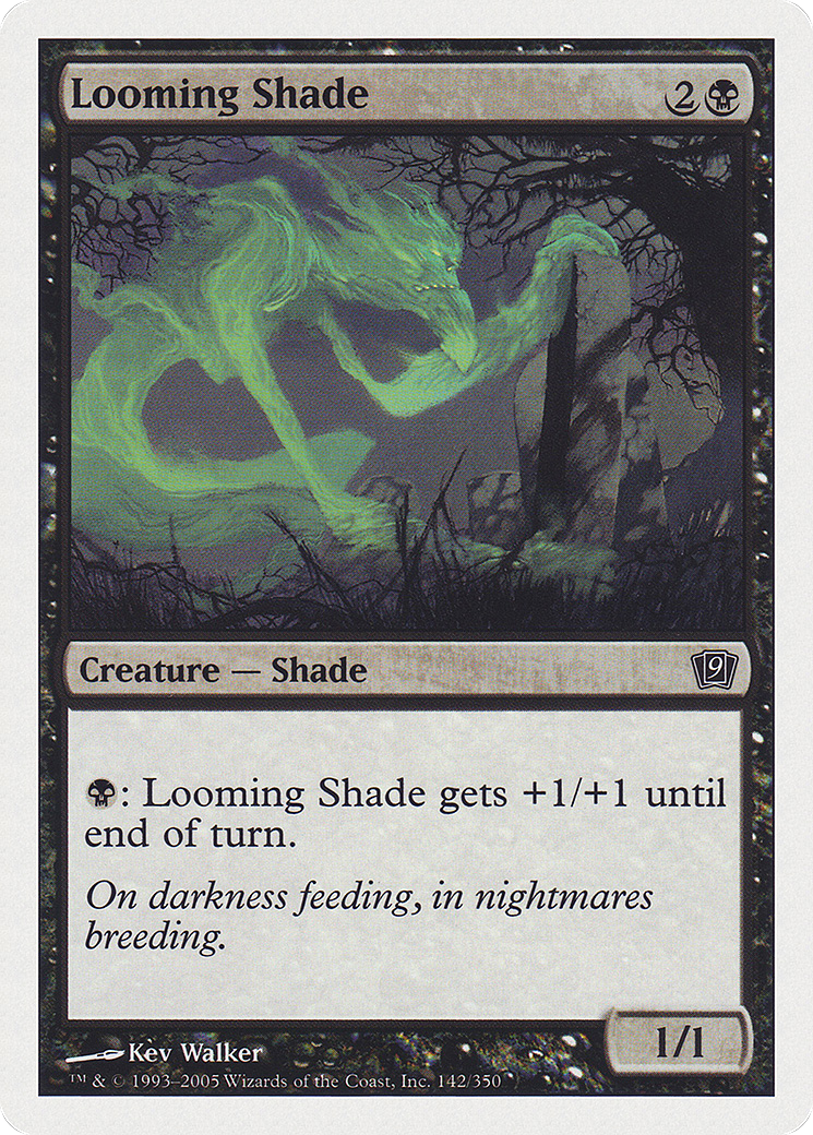 Looming Shade (9ED-142) [9th Edition] Foil MTG Single Wizards of the Coast