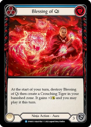 Blessing of Qi (Blue) [DYN055] (Dynasty) Flesh And Blood Single Flesh And Blood   