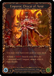 Emperor, Dracai of Aesir (Marvel) [DYN001] (Dynasty)  Cold Foil Flesh And Blood Single Flesh And Blood   
