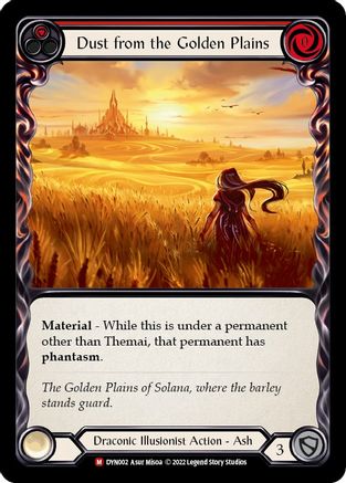 Dust from the Golden Plains [DYN002] (Dynasty)  Rainbow Foil Flesh And Blood Single Flesh And Blood   