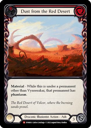 Dust from the Red Desert [DYN003] (Dynasty) Flesh And Blood Single Flesh And Blood   