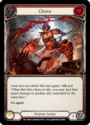 Cleave [DYN071] (Dynasty)  Rainbow Foil Flesh And Blood Single Flesh And Blood   