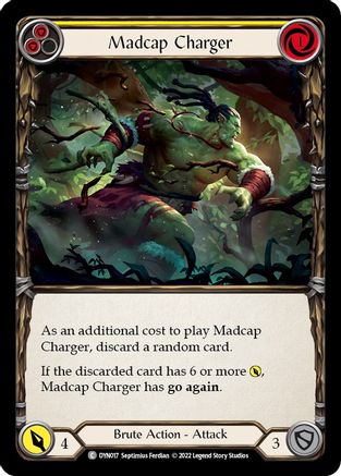 Madcap Charger (Yellow) [DYN017] (Dynasty) Flesh And Blood Single Flesh And Blood   