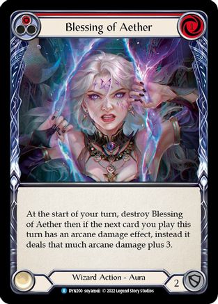 Blessing of Aether (Red) [DYN200] (Dynasty) Flesh And Blood Single Flesh And Blood   