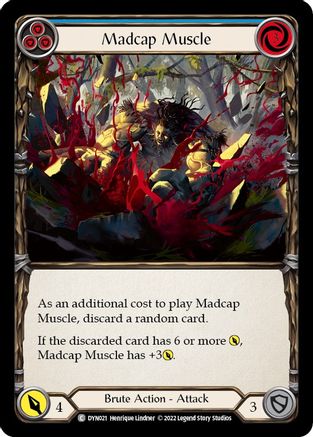 Madcap Muscle (Blue) [DYN021] (Dynasty) Flesh And Blood Single Flesh And Blood   