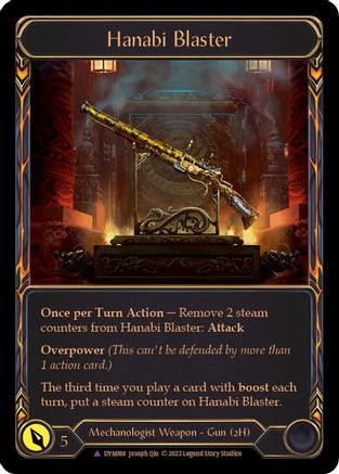 Hanabi Blaster (Marvel) [DYN088] (Dynasty)  Cold Foil Flesh And Blood Single Flesh And Blood   