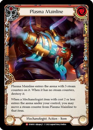 Plasma Mainline [DYN093] (Dynasty)  Cold Foil Flesh And Blood Single Flesh And Blood   