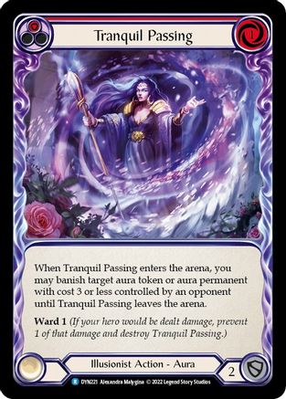 Tranquil Passing (Red) [DYN221] (Dynasty) Flesh And Blood Single Flesh And Blood   