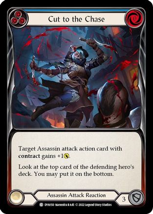 Cut to the Chase (Blue) [DYN150] (Dynasty) Flesh And Blood Single Flesh And Blood   