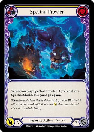 Spectral Prowler (Yellow) [DYN225] (Dynasty) Flesh And Blood Single Flesh And Blood   