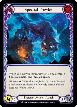 Spectral Prowler (Blue) [DYN226] (Dynasty) Flesh And Blood Single Flesh And Blood   