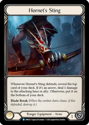 Hornet's Sting [DYN152] (Dynasty) Flesh And Blood Single Flesh And Blood   