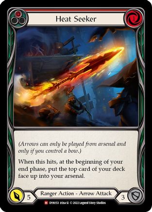 Heat Seeker [DYN153] (Dynasty)  Cold Foil Flesh And Blood Single Flesh And Blood   
