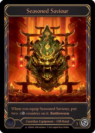 Seasoned Saviour (Marvel) [DYN026] (Dynasty)  Cold Foil Flesh And Blood Single Flesh And Blood   