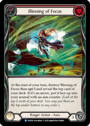 Blessing of Focus (Red) [DYN159] (Dynasty) Flesh And Blood Single Flesh And Blood   