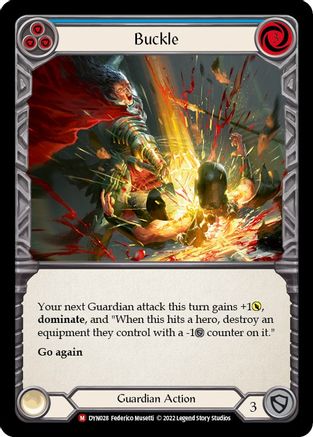 Buckle [DYN028] (Dynasty)  Rainbow Foil Flesh And Blood Single Flesh And Blood   