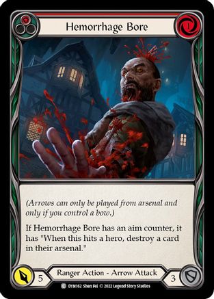 Hemorrhage Bore (Red) [DYN162] (Dynasty) Flesh And Blood Single Flesh And Blood   