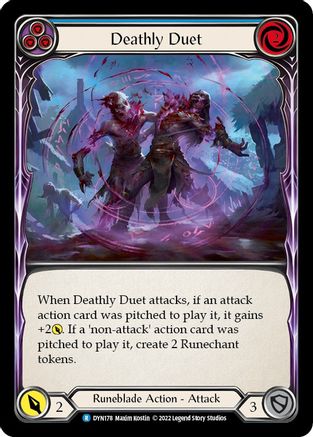 Deathly Duet (Blue) [DYN178] (Dynasty) Flesh And Blood Single Flesh And Blood   