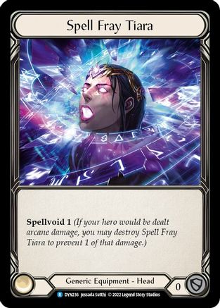 Spell Fray Tiara [DYN236] (Dynasty)  Rainbow Foil Flesh And Blood Single Flesh And Blood   