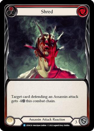 Shred (Red) [DYN130] (Dynasty) Flesh And Blood Single Flesh And Blood   