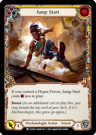 Jump Start (Yellow) [DYN105] (Dynasty) Flesh And Blood Single Flesh And Blood   