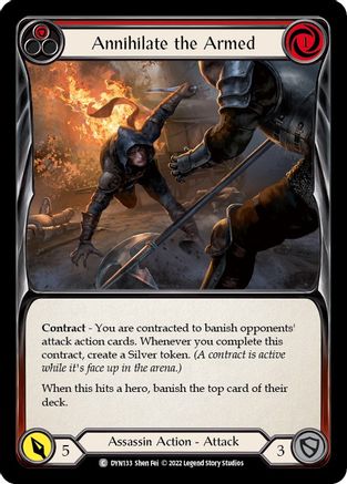 Annihilate the Armed (Red) [DYN133] (Dynasty) Flesh And Blood Single Flesh And Blood   