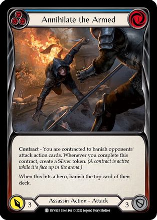 Annihilate the Armed (Blue) [DYN135] (Dynasty) Flesh And Blood Single Flesh And Blood   