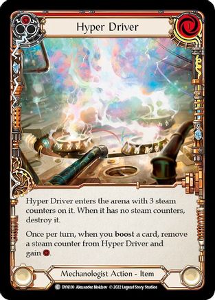 Hyper Driver (Red) [DYN110] (Dynasty) Flesh And Blood Single Flesh And Blood   