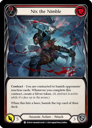 Nix the Nimble (Red) [DYN139] (Dynasty) Flesh And Blood Single Flesh And Blood   