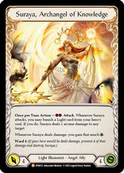 Invoke Suraya // Suraya, Archangel of Knowledge [DYN212] (Dynasty)  Rainbow Foil Flesh And Blood Single Flesh And Blood   