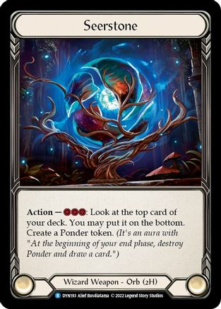 Seerstone [DYN193] (Dynasty)  Cold Foil Flesh And Blood Single Flesh And Blood   